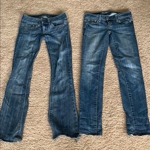 American Eagle jeans bundle Size 00 short